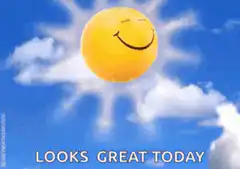 Smiling Sun Looks Great Today