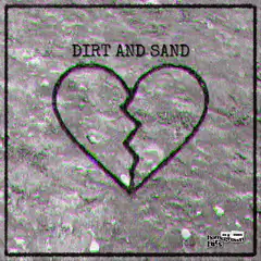 Broken heart dirt and sand