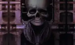 Alien Queen morphing into a skull