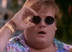 Philip Seymour Hoffman lifts sunglasses