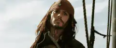 Jack Sparrow raises hand