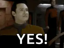 Data says YES Star Trek