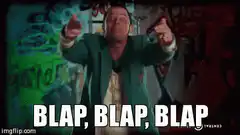 Blap Blap Blap pointing man