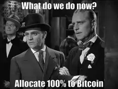 What do we do now Allocate 100% to Bitcoin