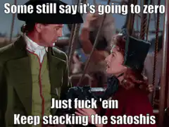 Just fuck 'em keep stacking the satoshis