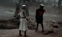Black Knight says Bit sore