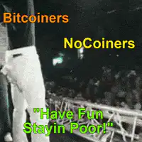 Bitcoiner kicks NoCoiner