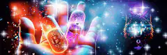 Hand holding Bitcoin and flamingo pills