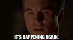 It's happening again