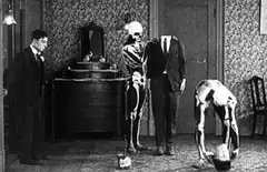 Skeletons put on suits