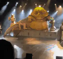Jabba the Hutt stage performance