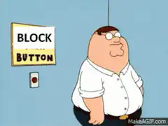 Peter Griffin Block Button
