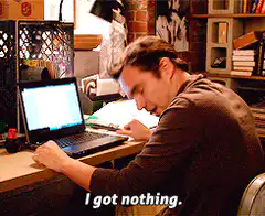 Sheldon Cooper gives up with I got nothing