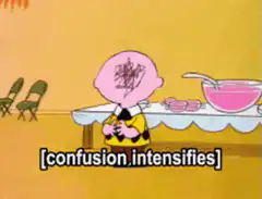 Charlie Brown confusion intensifies