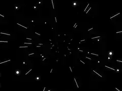 hyperspace starfield animation