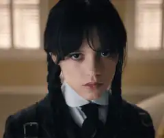 Wednesday Addams side eye