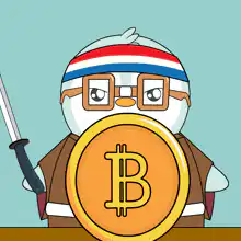 Doge halving with sword