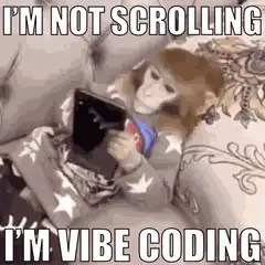 monkey vibe coding meme