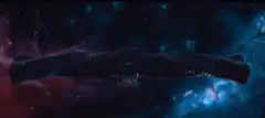 Sulaco spaceship in space