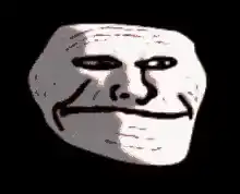 Trollface turns red and creepy