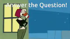 Answer the Question! cartoon couple