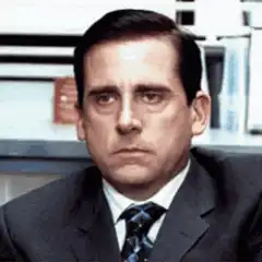 Michael Scott serious stare