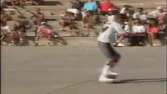 skateboarder doing a trick
