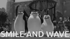 Smile and Wave penguins