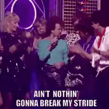 Michael Jackson singing Ain't Nothin' Gonna Break My Stride