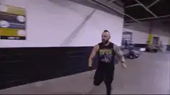 Conor McGregor running in parking garage