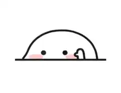 cute character peeking over edge