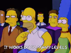 Homer Simpson It Works On So Many Levels