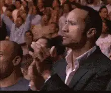 Tommy Lee Jones clapping