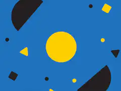 Abstract geometric shapes animation