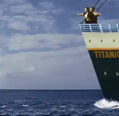 Titanic iceberg collision