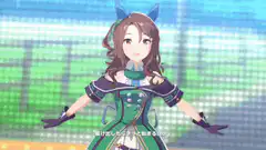 anime girl performing on stage