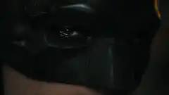 Batman mask close up