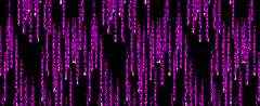 falling purple matrix code
