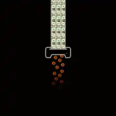 Bitcoin mining machine animation