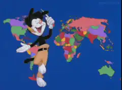 Yakko Wakko World Map
