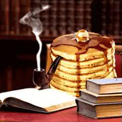 Pancakes and smoking pipe