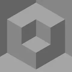 3d cube inside cube animation