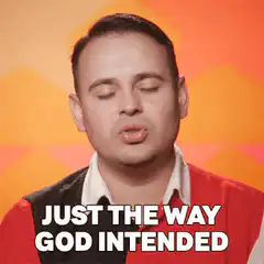 Just the way God intended