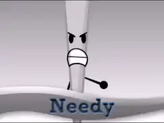 Needle character angry facepalm
