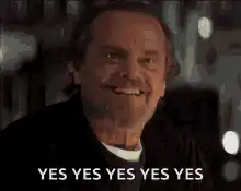 Jack Nicholson Yes Yes Yes Yes Yes