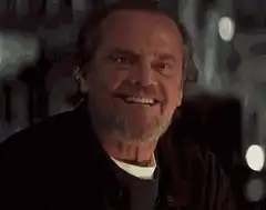 Jack Nicholson creepy smile