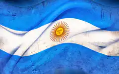 Waving Argentina flag