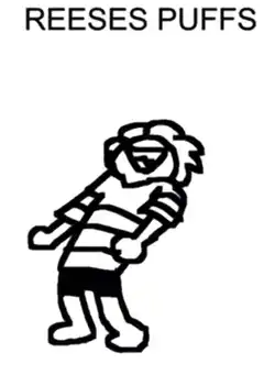 Reeses Puffs Dabbing Character