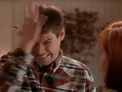 Biff Tannen facepalm