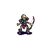 skeleton archer falls over